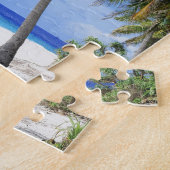 Tropische palmboom legpuzzel (Zijkant)