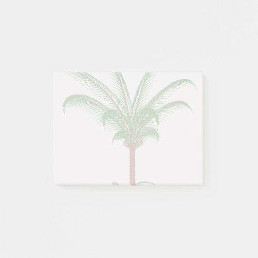 Tropische palmboom post-it® notes (Voorkant)
