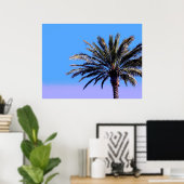 tropische palmboom poster (Thuiskantoor)