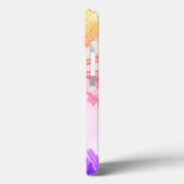 Tropische palmboom retro neon 80's zomerstrand Case-Mate iPhone case (Achterkant / Links)