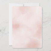 Tropische palmboom Roze glitter Kaart (Achterkant)