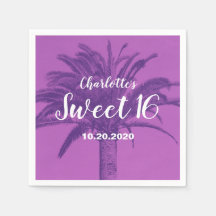 Tropische palmboom Sweet 16