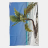 tropische palmboom theedoek (Verticaal)