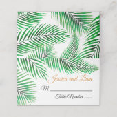 Tropische palmen (Buitenkant ongevouwen)