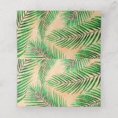 Tropische palmen (Binnenkant ongevouwen)