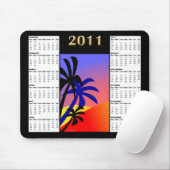 Tropische palmen 2011 Kalender Mousepad Muismat (Met muis)