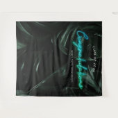 Tropische palmen | Achtergrond foto Afstuderen Wandkleed (Voorkant (horizontaal))