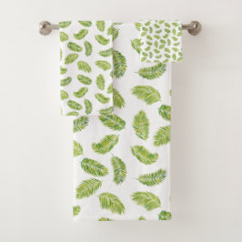 Tropische palmen bad handdoek