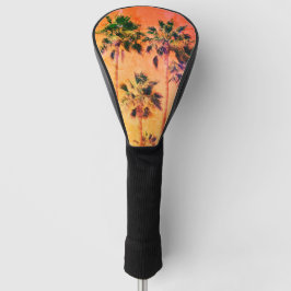 tropische palmen golfheadcover