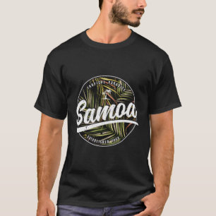 Tropische palmen Samoa Samoan T-shirt