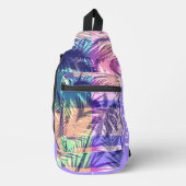 Tropische palmen sling bag (Voorkant)