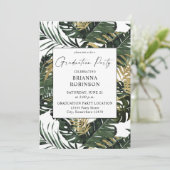 Tropische palmlef- en gouddroger kaart (Staand voorkant)