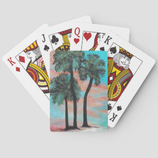TROPISCHE PALMS SUNSET II-speelkaarten Pokerkaarten