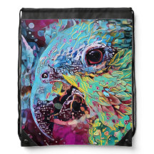 Tropische papegaai abstract ontwerp