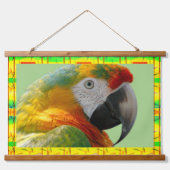 Tropische papegaai hangend wandkleed (Voorkant)