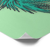 Tropische papegaai poster (Hoek)