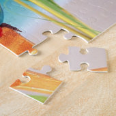 Tropische papegaai spel puzzel (Zijkant)