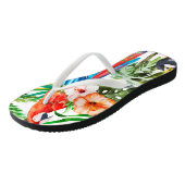 Tropische papegaai teenslippers (Schuin)
