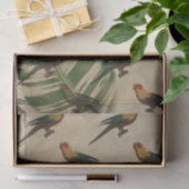  tropische papegaai tissuepapier (Geschenk)