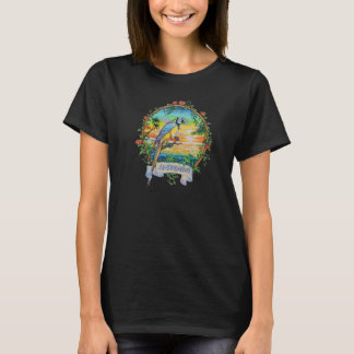 tropische papegaaien van Anegada Bvi T-shirt