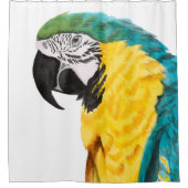 Tropische papegaaivogel douchegordijn (Voorkant)