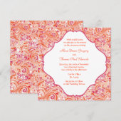 Tropische paradijse uitnodiging (Voorkant / Achterkant)