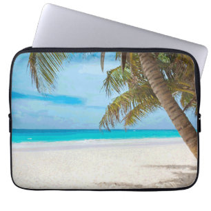 Tropische Paradise Beach Palm Trees Laptop Sleeve