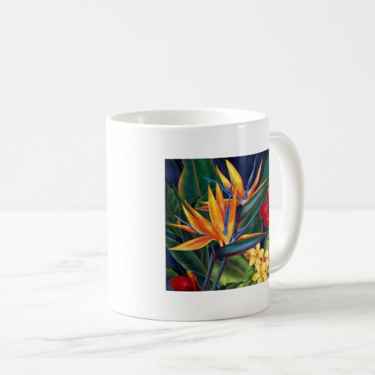 Tropische paradise Classic White Mok (Voorkant rechts)