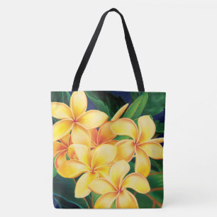 Tropische Paradise Plumeria Hawaiian Beach tas