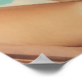 Tropische Paradise Vibes Poster (Hoek)