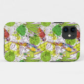 Tropische parrots Case-Mate iPhone case (Achterkant (horizontaal))