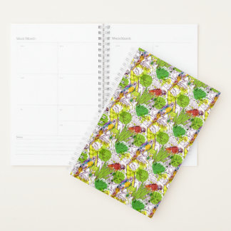 Tropische parrots planner