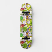 Tropische parrots skateboard (Voorkant)