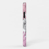 Tropische pastel monstera leaf waterverf Case-Mate iPhone case (Achterkant/rechts)