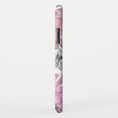 Tropische pastel monstera leaf waterverf Case-Mate iPhone case (Achterkant/rechts)