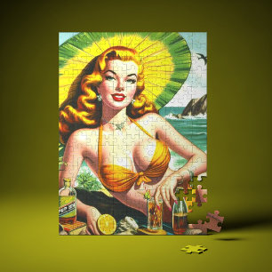  tropische pinup legpuzzel