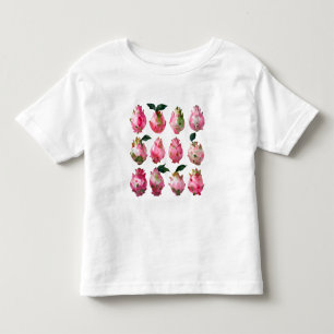 Tropische Pitaya Waterverf kunst Kinder Shirts