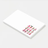 Tropische Pitaya Waterverf kunst Post-it® Notes (Schuin)