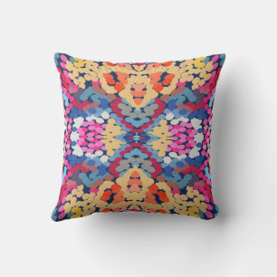 Tropische Plumeria Gevlekte Bloemen Tegels Patroon Kussen