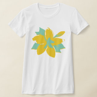 Tropische Plumeria Helder T-shirt