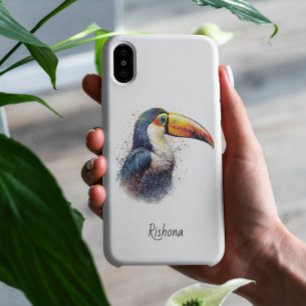 Tropische pracht toekan, op maat gemaakt iPhone 11 pro hoesje