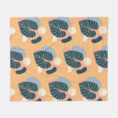 Tropische print fleece deken (Voorkant (Horizontaal))