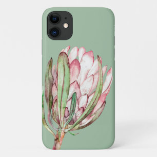 Tropische protheekFloral op Mint iPhone 11 Hoesje