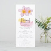 Tropische pruimen rond het huwelijk menu (Staand voorkant)