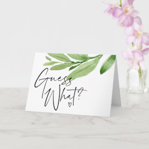 Tropische raad wat de aankondiging van zwangerscha