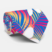 Tropische regenboog stropdas (Opgerold)