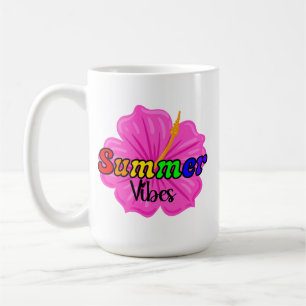Tropische Regenboog Zomer Vibes LGBTQ Pride Bloe Koffiemok