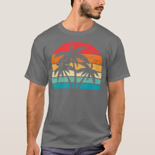 Tropische regenwouden in de Retropalm T-shirt