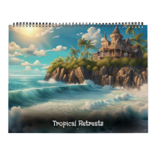 Tropische Retraites door Ivy en Bat Art Calendar Kalender