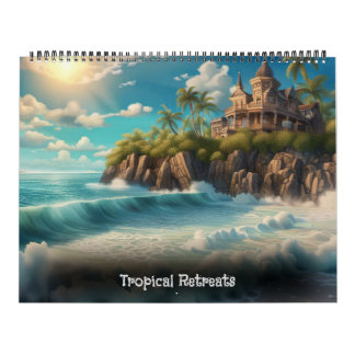 Tropische Retraites door Ivy en Bat Art Calendar Kalender